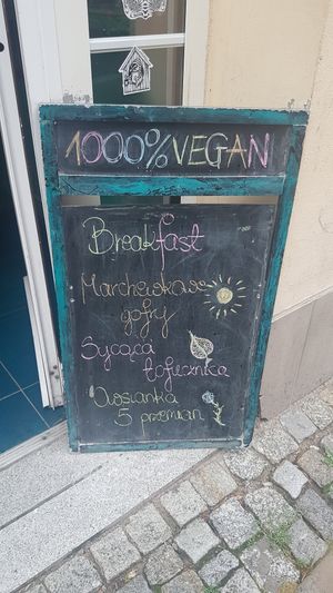 Breakfast at Bez Lukru in Wroclaw