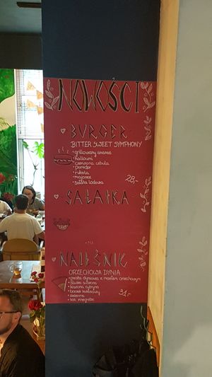 New Burgers, salads and buckweat crêpes  at Bez Lukru in Wroclaw