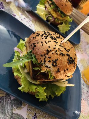 “Bitter sweet symphony” burger - worth every penny 😍  at Bez Lukru in Wroclaw