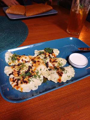 Pierogi at Bez Lukru in Wroclaw