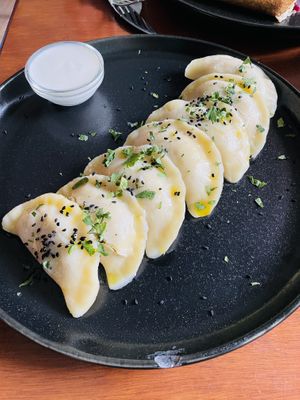 Pierogi ruskie   at Bez Lukru in Wroclaw