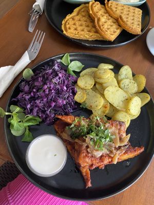 Tempeh ribs  at Bez Lukru in Wroclaw