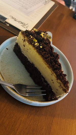 Pistachio cake  at Bez Lukru in Wroclaw