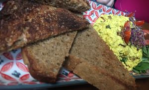 Scramble tofu - tofucznica at Bez Lukru in Wroclaw