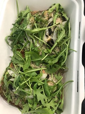 Chickpea “tuna” sandwich for takeaway to work lunch  at Bez Lukru in Wroclaw