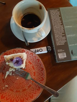 coco cheescake at Bez Lukru in Wroclaw