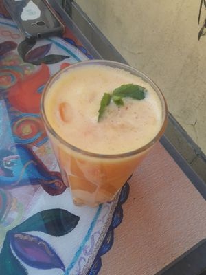 Freshly squeezed (really!) orange juice at Bez Lukru in Wroclaw