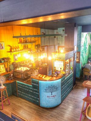 cafe at Bez Lukru in Wroclaw