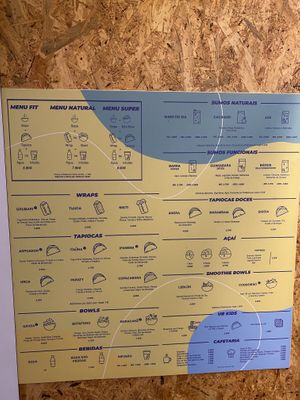 Menu  at Urbana - Marechal Saldanha in Porto