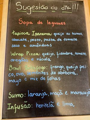 Daily menu  at Urbana - Marechal Saldanha in Porto