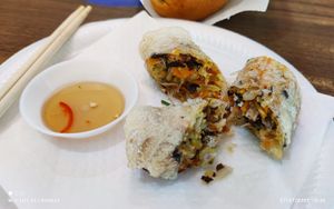 Golden Roll ❤️ at Boon Pisang Goreng in Central Singapore