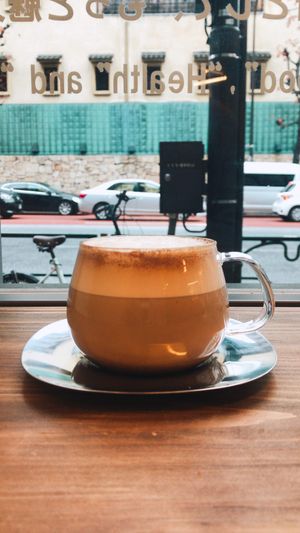 Soy latte at Oizumi Kojo Nishi-Azabu 大泉工場 in Tokyo