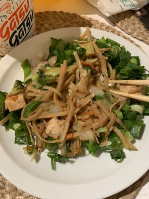 Light on the noodles   at Gatsu Gatsu in Brussels