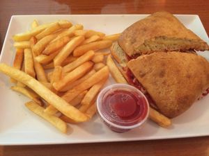 Vegan panini  at Cinelli's Pizza in Rochester
