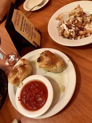 Vegan Garlic Knots at Cinelli's Pizza in Rochester