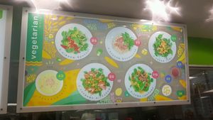 part of menu at Salateira in Kyiv