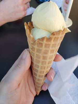 Mango flavor gelato at Cool Gelato Italiano in Scottsdale