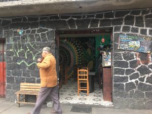 Look carefully ! at Cafeteria Vegana Les Gords in Mexico City