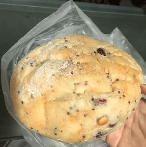 [vegan] cranberry quinoa bun $4.50 👍🏻👍🏻👍🏻 at Duke Bakery - Paya Lebar Square in East Singapore