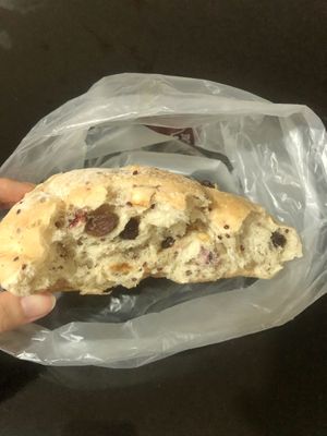 [vegan] cranberry quinoa bun $4.50 👍🏻👍🏻👍🏻 at Duke Bakery - Paya Lebar Square in East Singapore