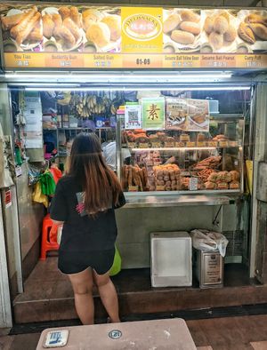 Stall front at Delisnacks 德利食 - Chong Boon Market in Northeast Singapore