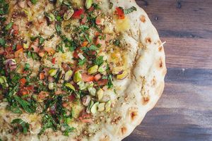 Ras El Hanout Seitan Wrap at The Firefly in Worcester