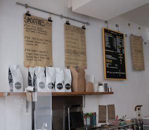 Menu (Spring 2021) at Ginger & Co. Coffee in Shrewsbury