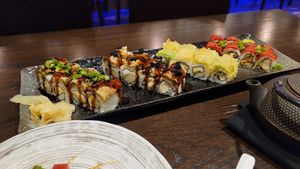 Vegan sushi at Blue Sushi Sake Grill in Indianapolis