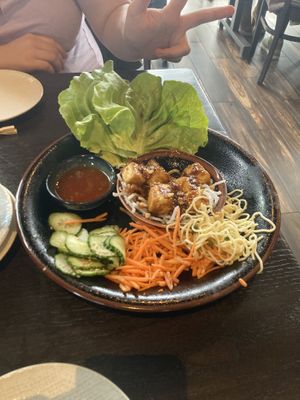 Lettuce wraps !   at Blue Sushi Sake Grill in Indianapolis