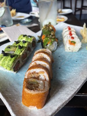 Vegan sushi x4  at Blue Sushi Sake Grill in Indianapolis