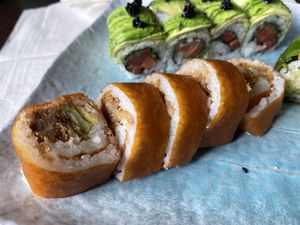 Cowgirl (my fav - it’s delicious!)  at Blue Sushi Sake Grill in Indianapolis