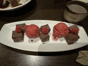 Dessert was the best!   at Blue Sushi Sake Grill in Indianapolis
