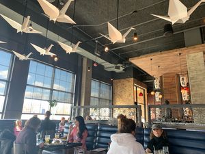 Love the vibe of the restaurant! at Blue Sushi Sake Grill in Indianapolis