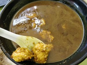 'mutton' soup.  at Vegan Curry Rice in West Singapore