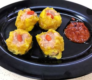 Siew Mai $2 at Vegan Curry Rice in West Singapore