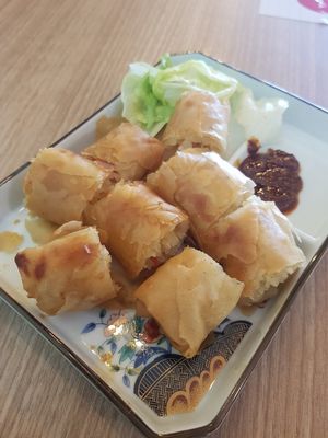Spring roll at Vegan Curry Rice in West Singapore