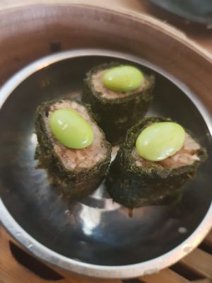 Seaweed siew mai at Vegan Curry Rice in West Singapore
