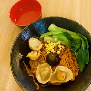 Wanton mee at Vegan Curry Rice in West Singapore
