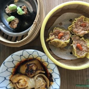 Dim sums  at Vegan Curry Rice in West Singapore