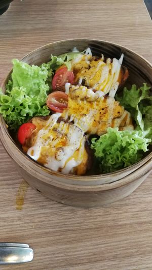 Shitake Potato Boats at Vegan Curry Rice in West Singapore