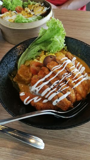 VCR Signature Curry Katsu Don SGD6.80 at Vegan Curry Rice in West Singapore