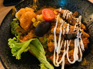 Katsu curry don at Vegan Curry Rice in West Singapore