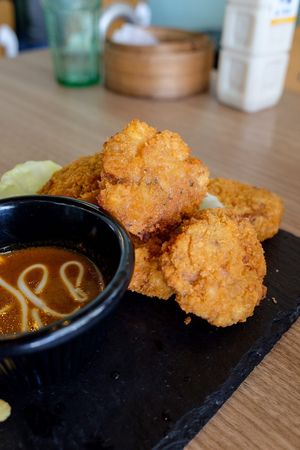 Omnipork nuggets at Vegan Curry Rice in West Singapore