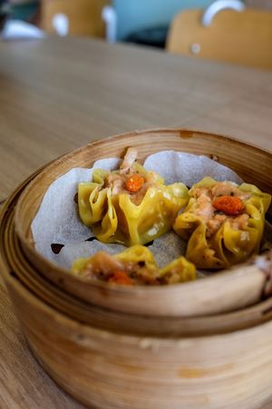 Siew mai
 at Vegan Curry Rice in West Singapore