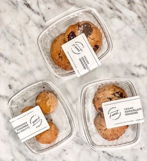 vegan cookies at Moveable Feast in Geneva