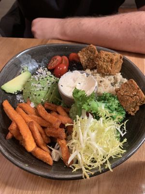 Buddha bowl  at Cafe Elektric in Prague