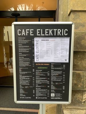   at Cafe Elektric in Prague