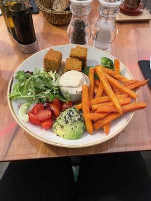Buddha bowl   at Cafe Elektric in Prague