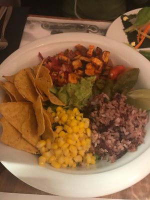 Mexican bowl (vegan) at Cafe Elektric in Prague