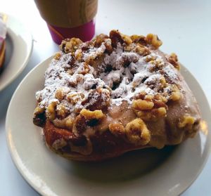 Vegan french toast waffle at Vincent Van Doughnut in St Louis